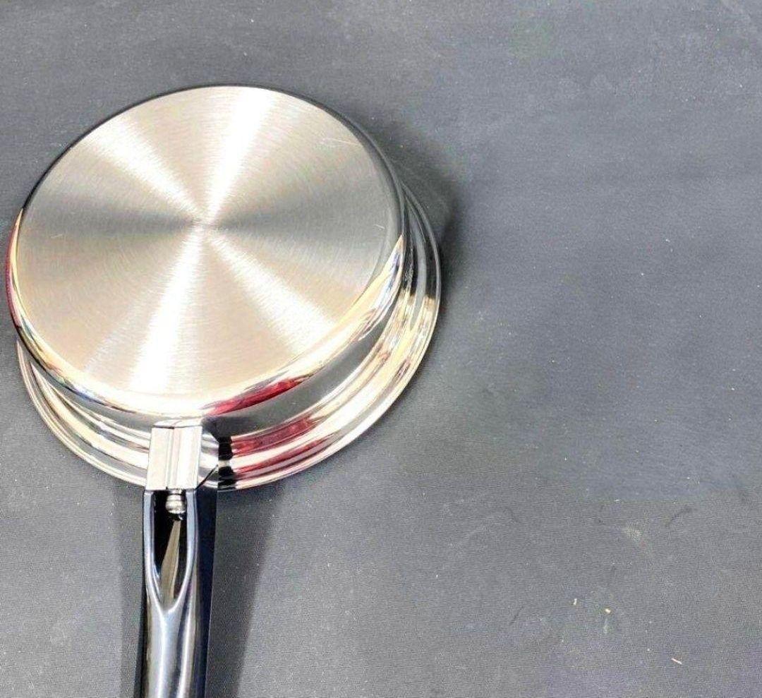 新品 IH対応 アムウェイAmway 中フライパン に　パーツたくさん付き @