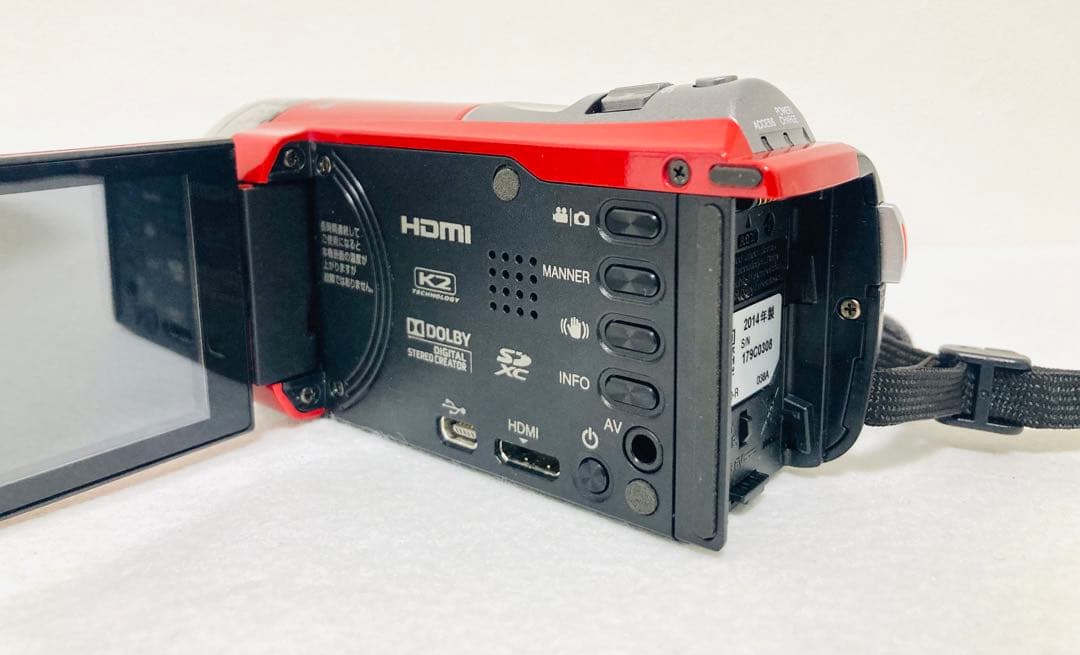 『動作確認済』JVC Everio GZ-E700-R ハイビジョンビデオカメラ