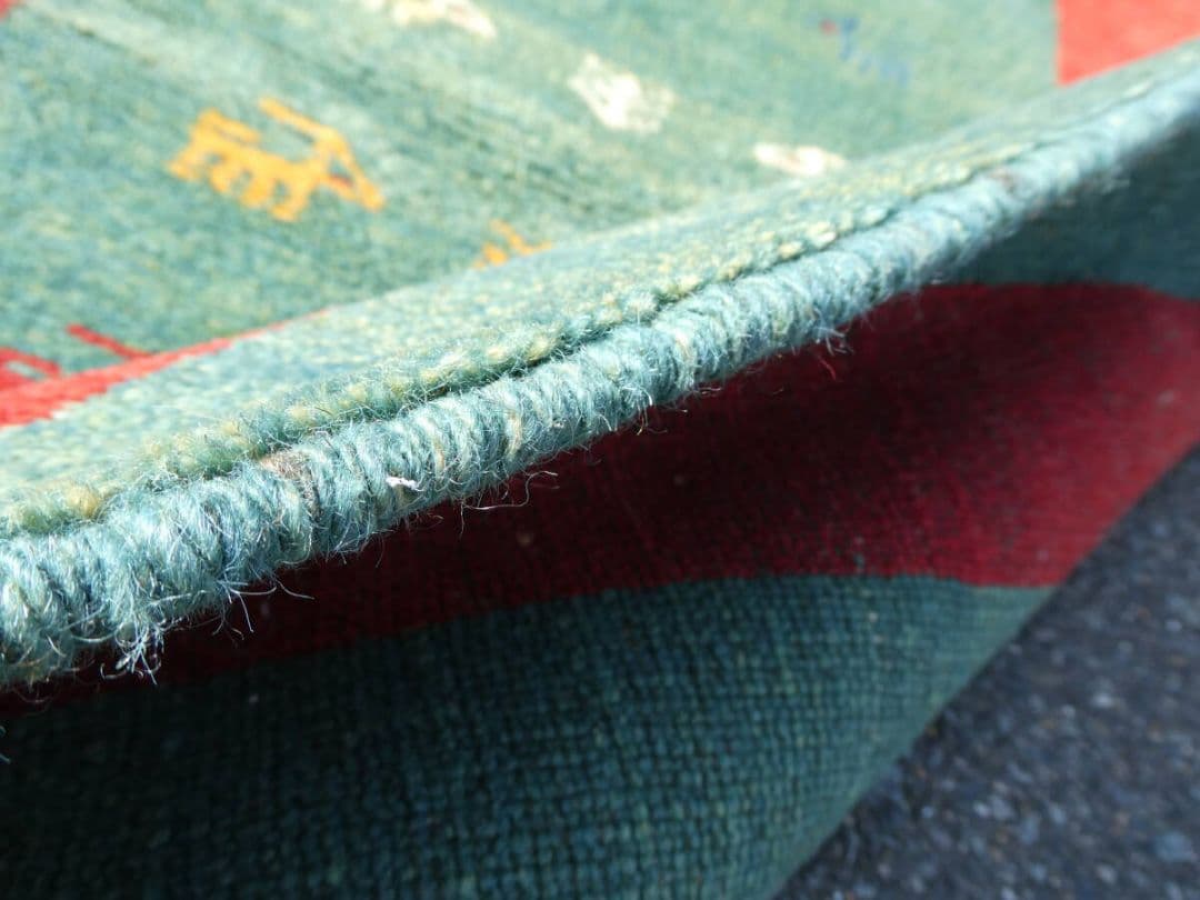 ⭐️タイムセール⭐️　119×80cm　ギャッベ　ペルシャ絨毯　イラン産　手織り