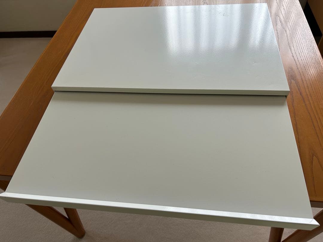 ディノス スチール製スライドテーブル 引き出し付レンジ下収納