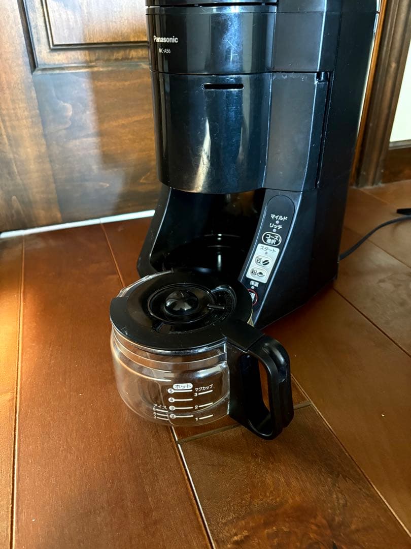 パナソニックコーヒーメーカー 全自動ミル付き沸騰浄水機能 （Panasonic)