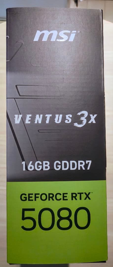 グラフィックボード・グラボ・ビデオカード MSI GeForce RTX 5080 16G Ventus 3X OC