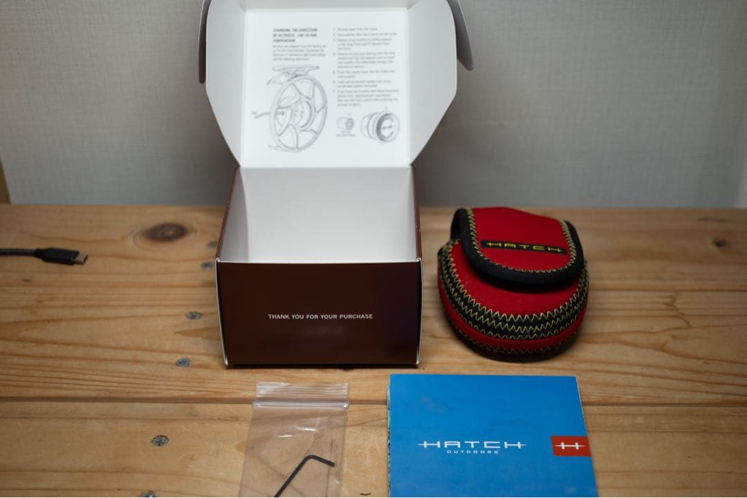 HATCH FINATIC 1plus シルバー ハッチフライリール