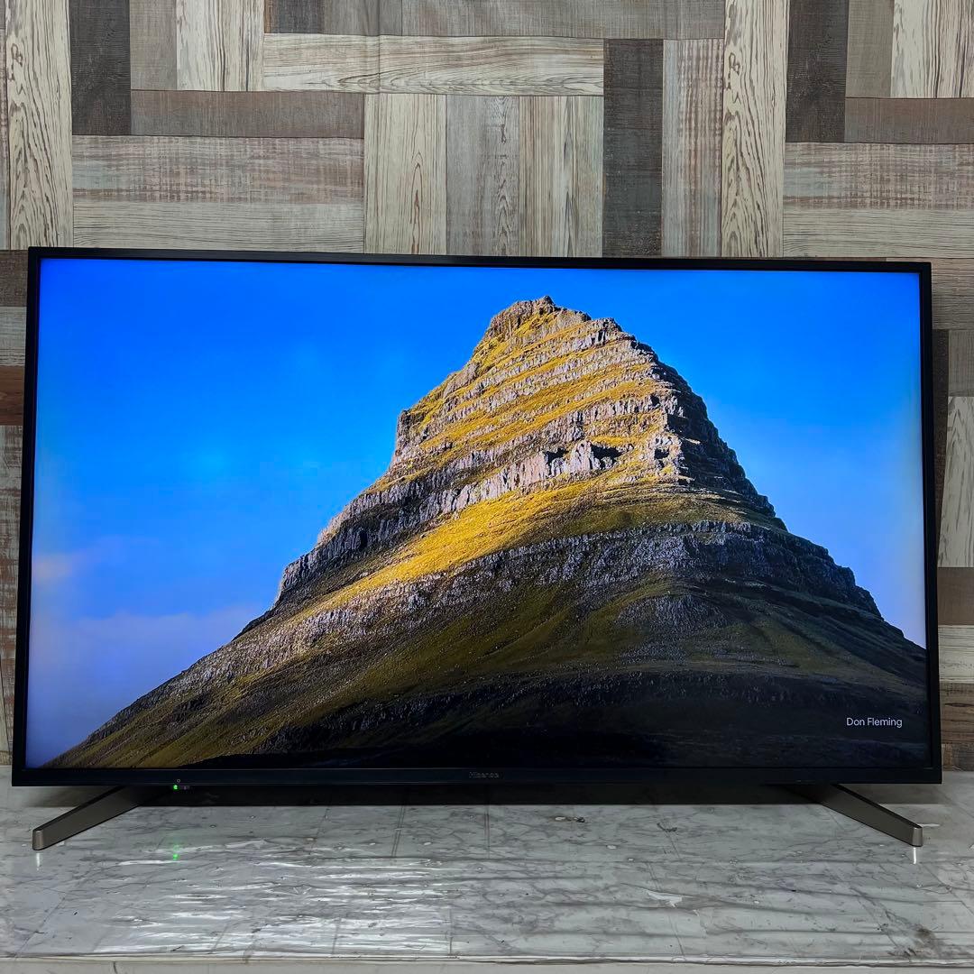 即日受渡❣️全国送料込ハイセンス50型4K液晶テレビWチューナー外付けHDD録画