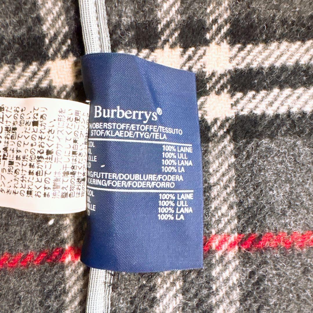 Burberry's イングランド製　ダッフルコート　チェック　大きいサイズ