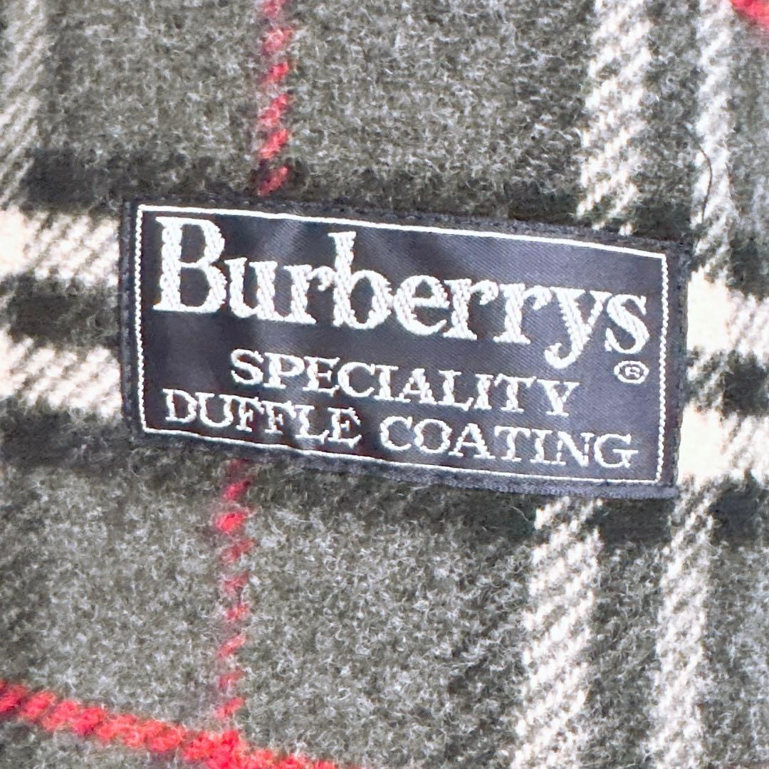 Burberry's イングランド製　ダッフルコート　チェック　大きいサイズ