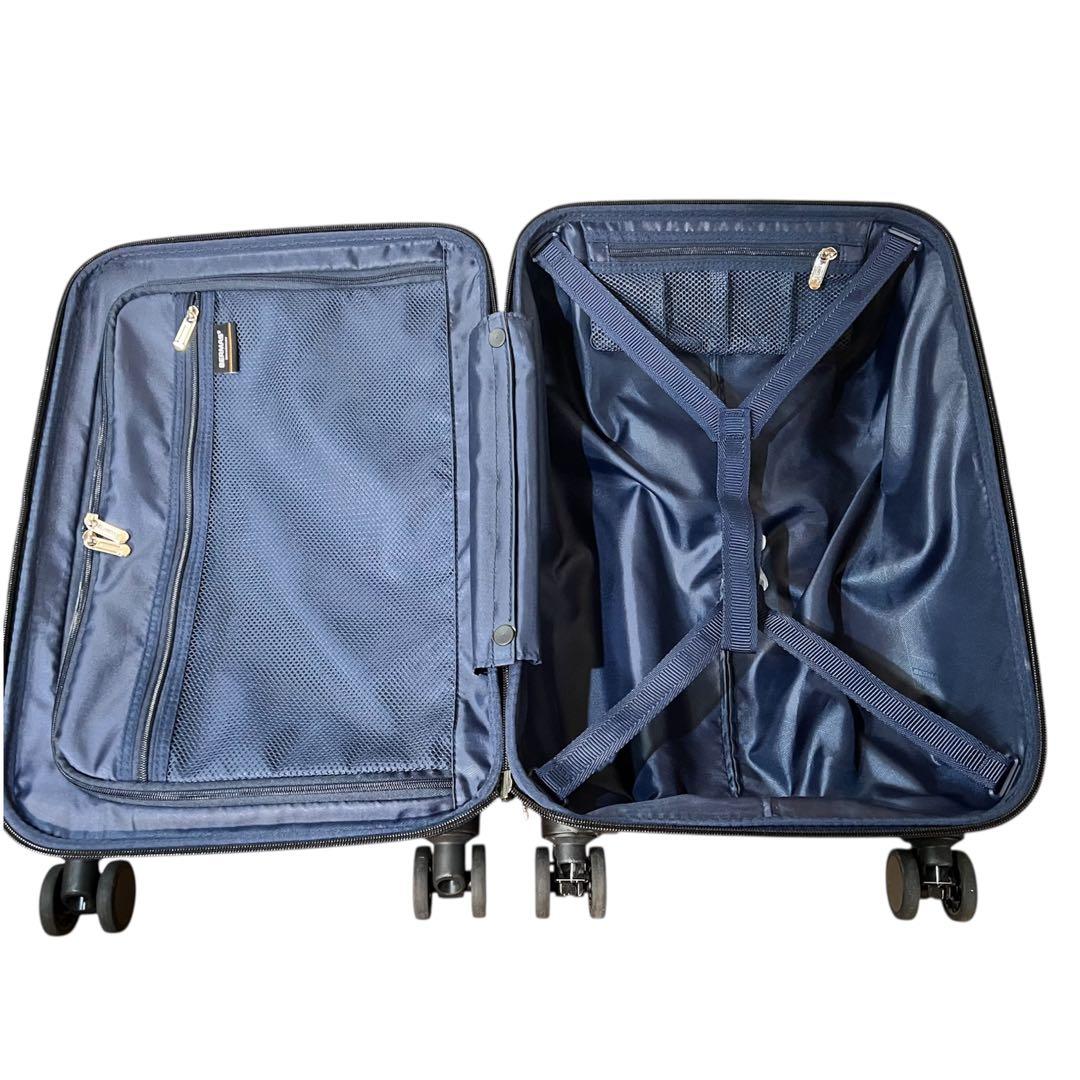 BERMAS バーマス 34L４輪キャリー　キャスターロック　ドリンクホルダー付