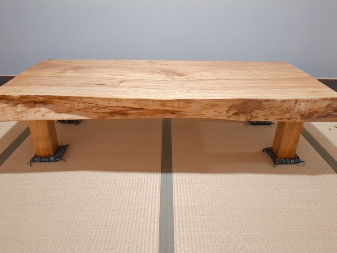 欅（けやき）　一枚板　座卓　ローテーブル