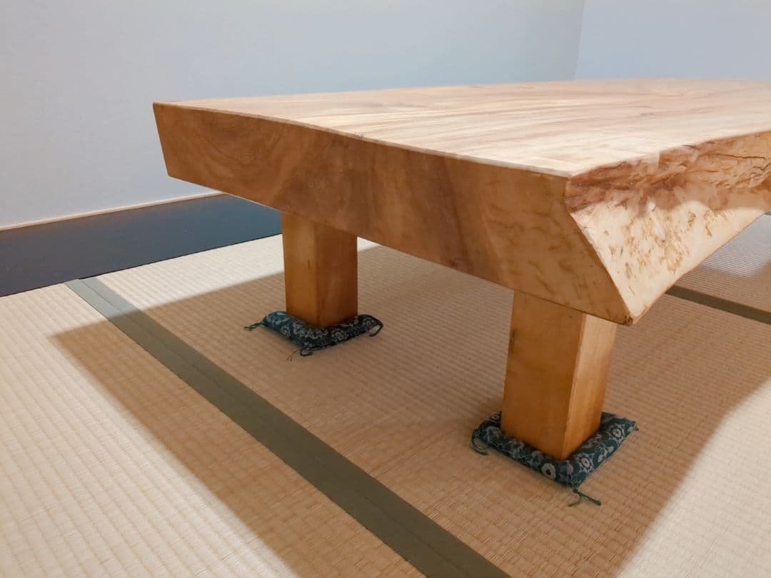 欅（けやき）　一枚板　座卓　ローテーブル