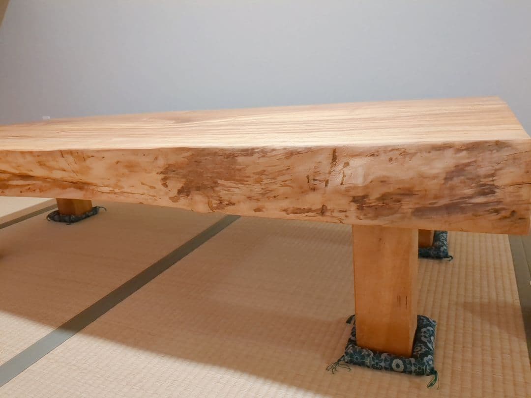 欅（けやき）　一枚板　座卓　ローテーブル