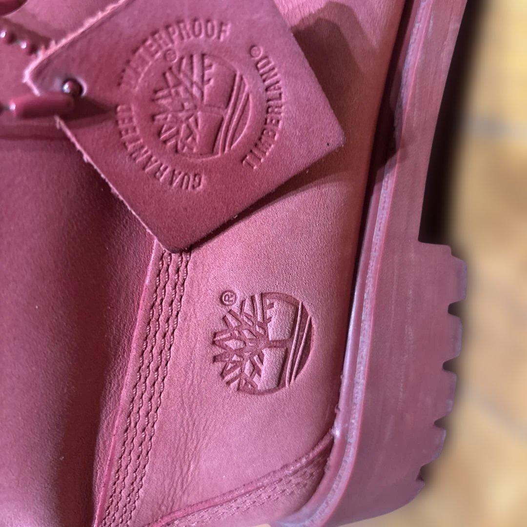 「美品」Tinberland 赤　ブーツ　24cm