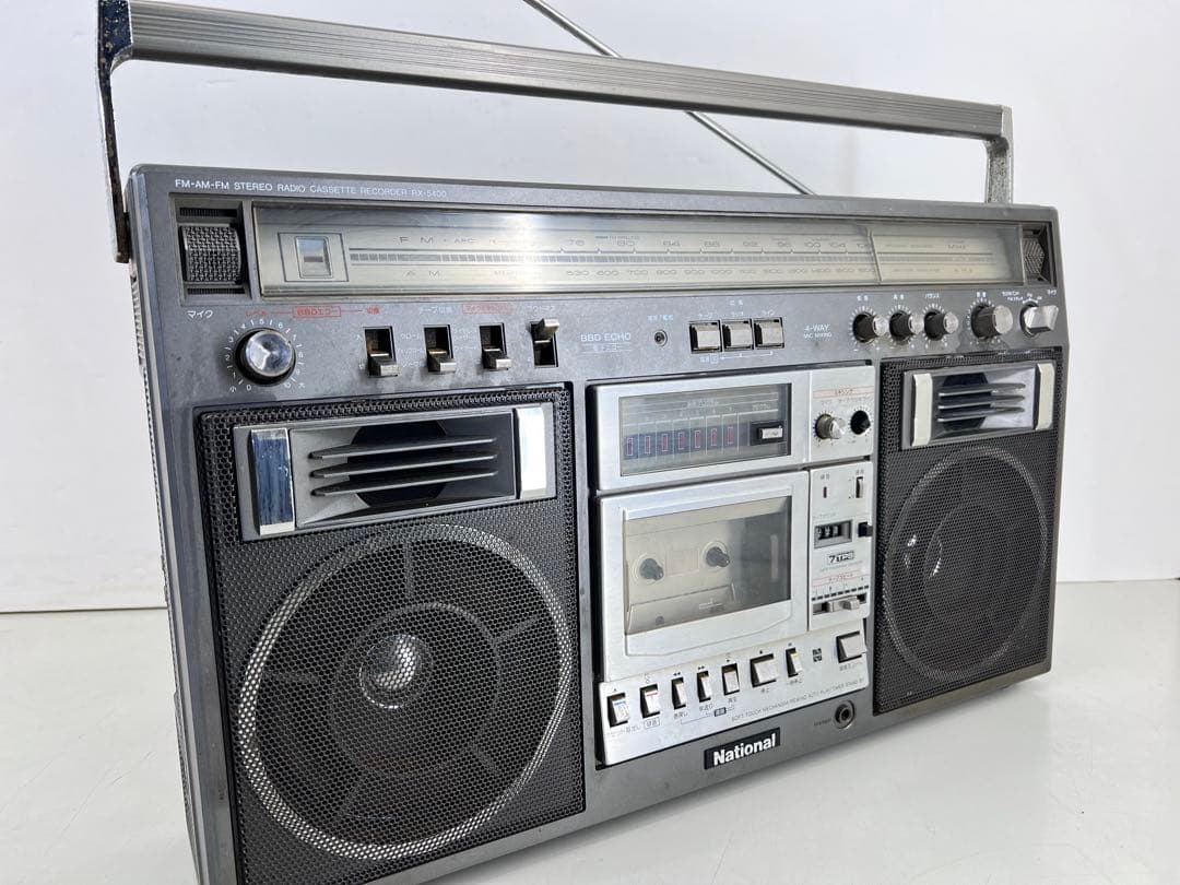 National RX-5400 ラジカセ 通電、音出し確認済