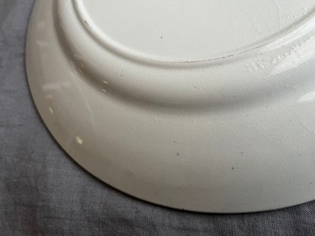 ＊希少＊ 大皿 Creil et Montereau LINOTTE リノット