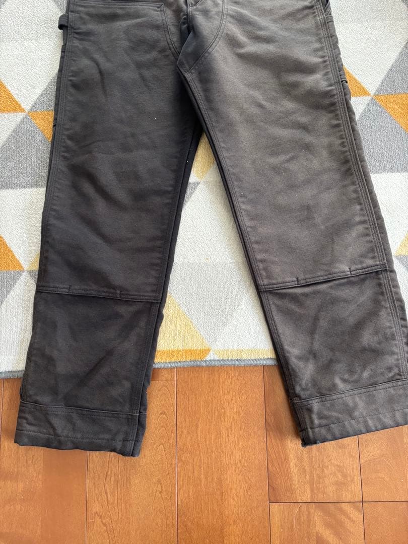 カーハート ダブルニー ブラック オーバオール アメカジ 30×32