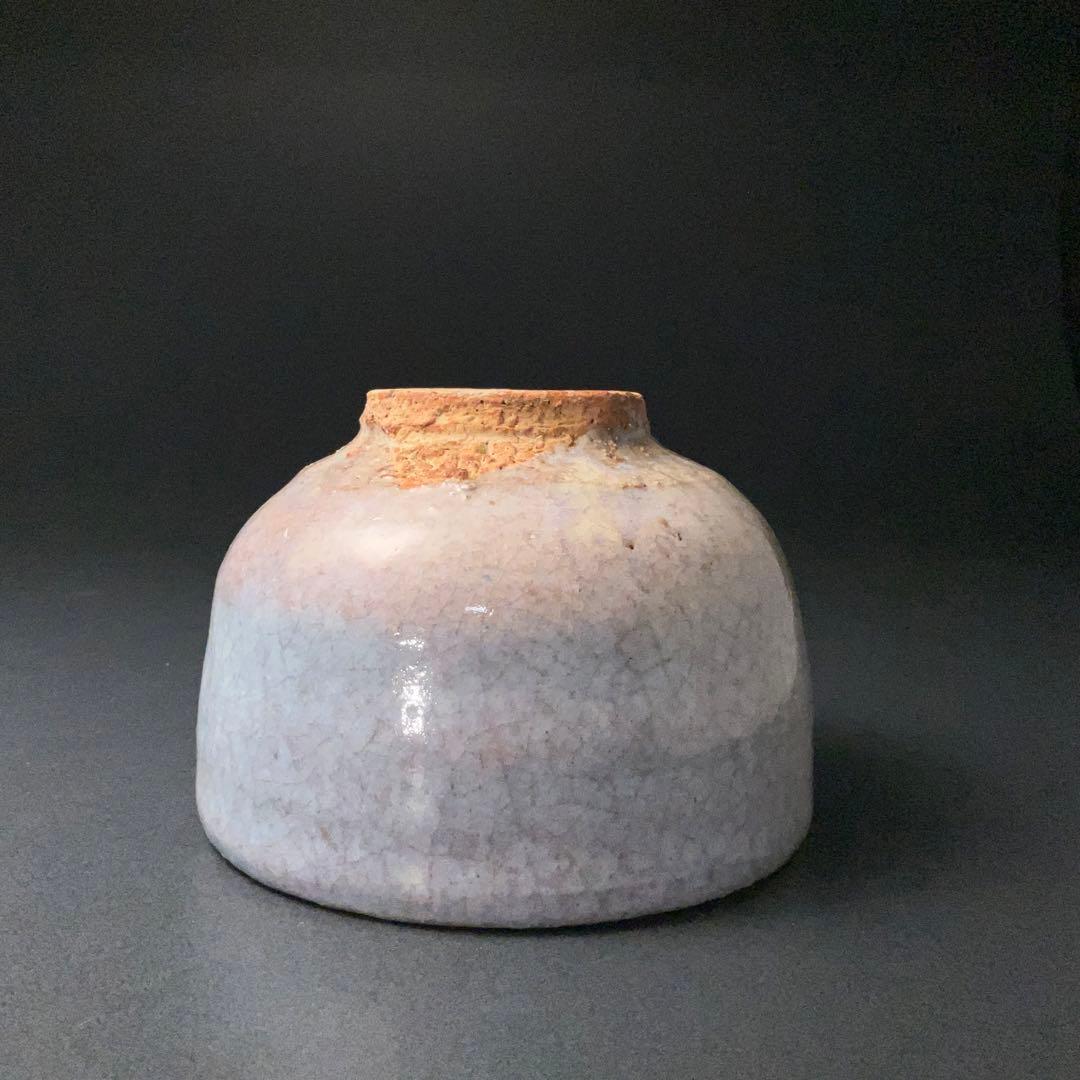 【抹茶碗】　萩茶碗　吉賀大眉　共箱　黒田陶苑　R1268ダN3