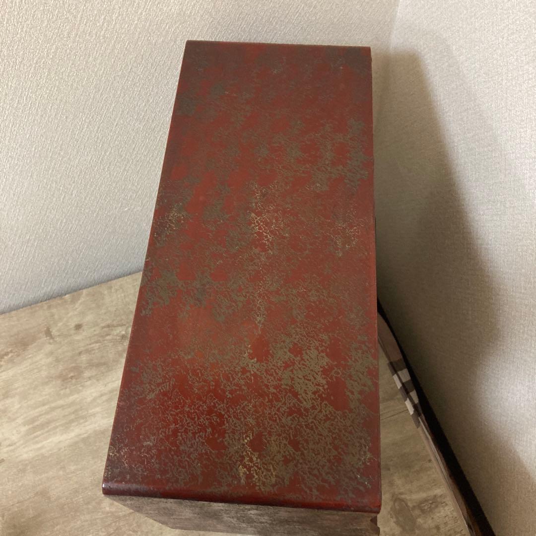 大正〜昭和初期　時代箪笥　小箪笥　アンティーク〈検 漆塗り　蒔絵　茶箪笥　飾り棚