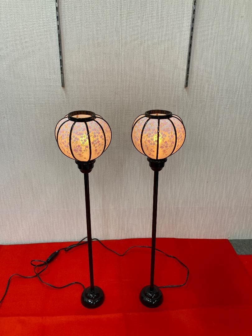 BO9 木製　高級雪洞　高さ66㎝位　雛道具　雪洞　親王飾り　雛灯り