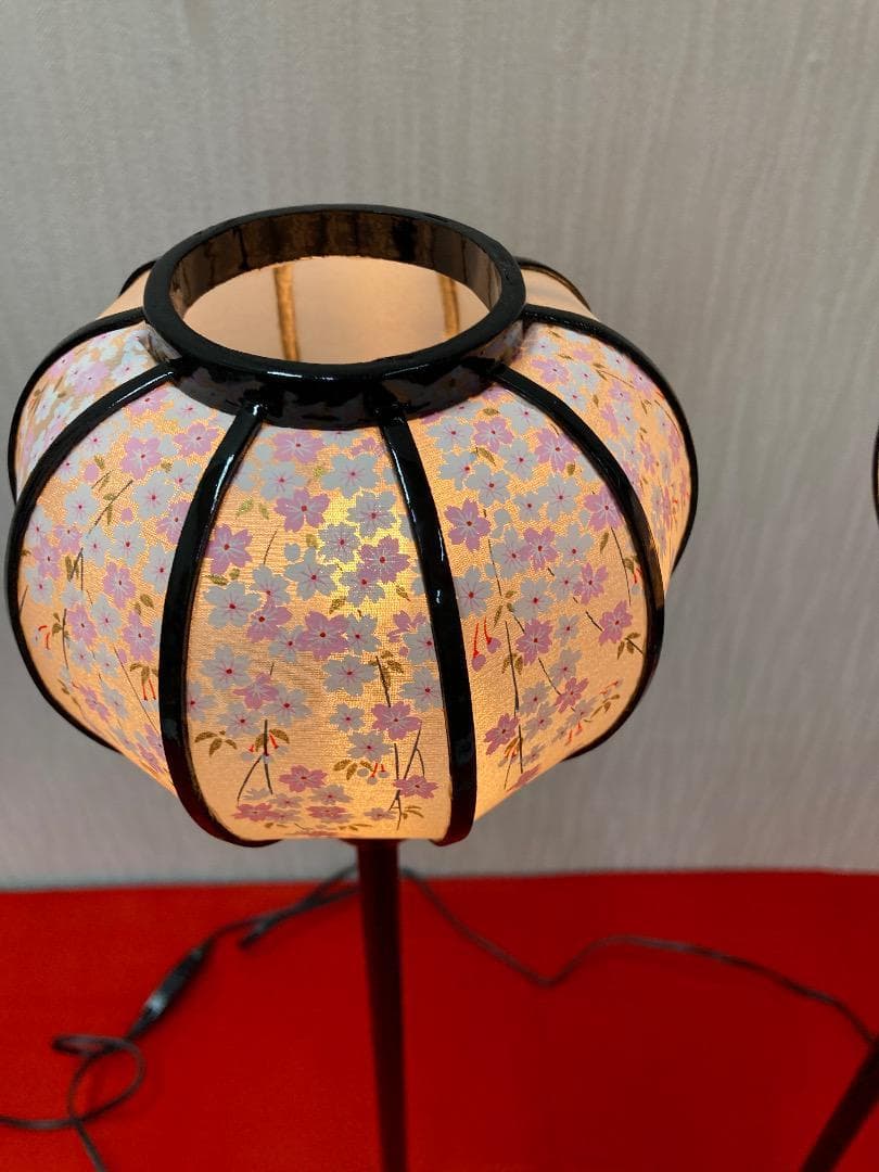 BO9 木製　高級雪洞　高さ66㎝位　雛道具　雪洞　親王飾り　雛灯り