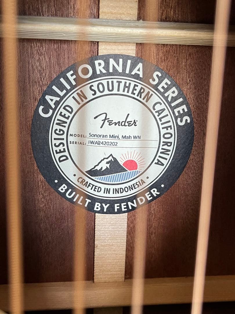 FENDER フェンダー Sonoran Mini All Mahogany