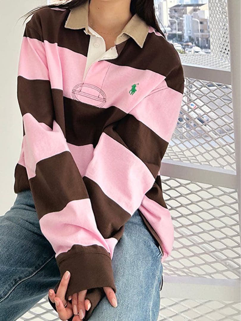 美品❤️スナイデル×ポロラルフローレン　ラグビーシャツ　希少コラボ