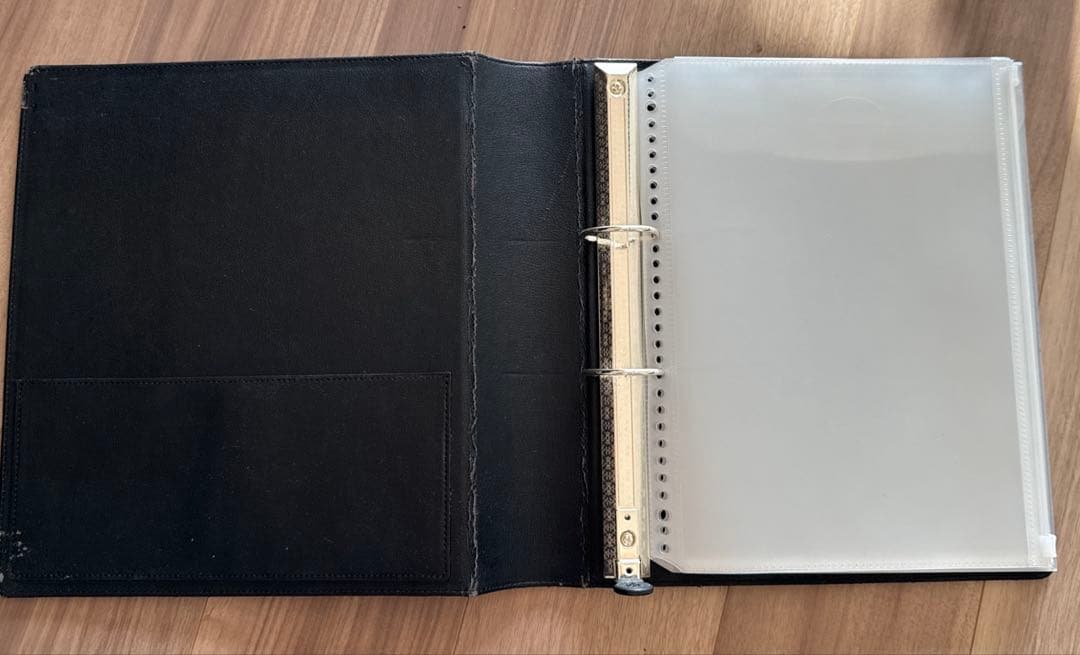 【再値下げ】稀少Chrome Hearts エンボスバインダー ブラック