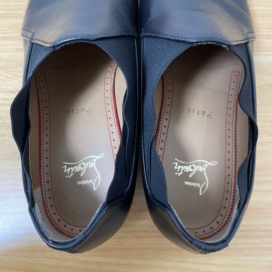 クリスチャンルブタン ドレスシューズ 革靴 ブラック　41.5