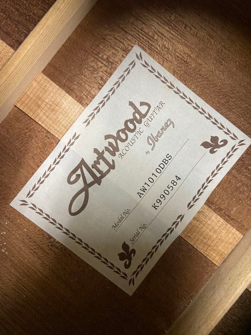 期間限定特価・アイバニーズ＜AW1010＞オール単板仕様・日本製