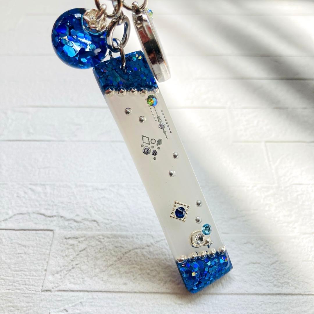 mimikoページ　名入れチャーム　らレジンキーホルダー