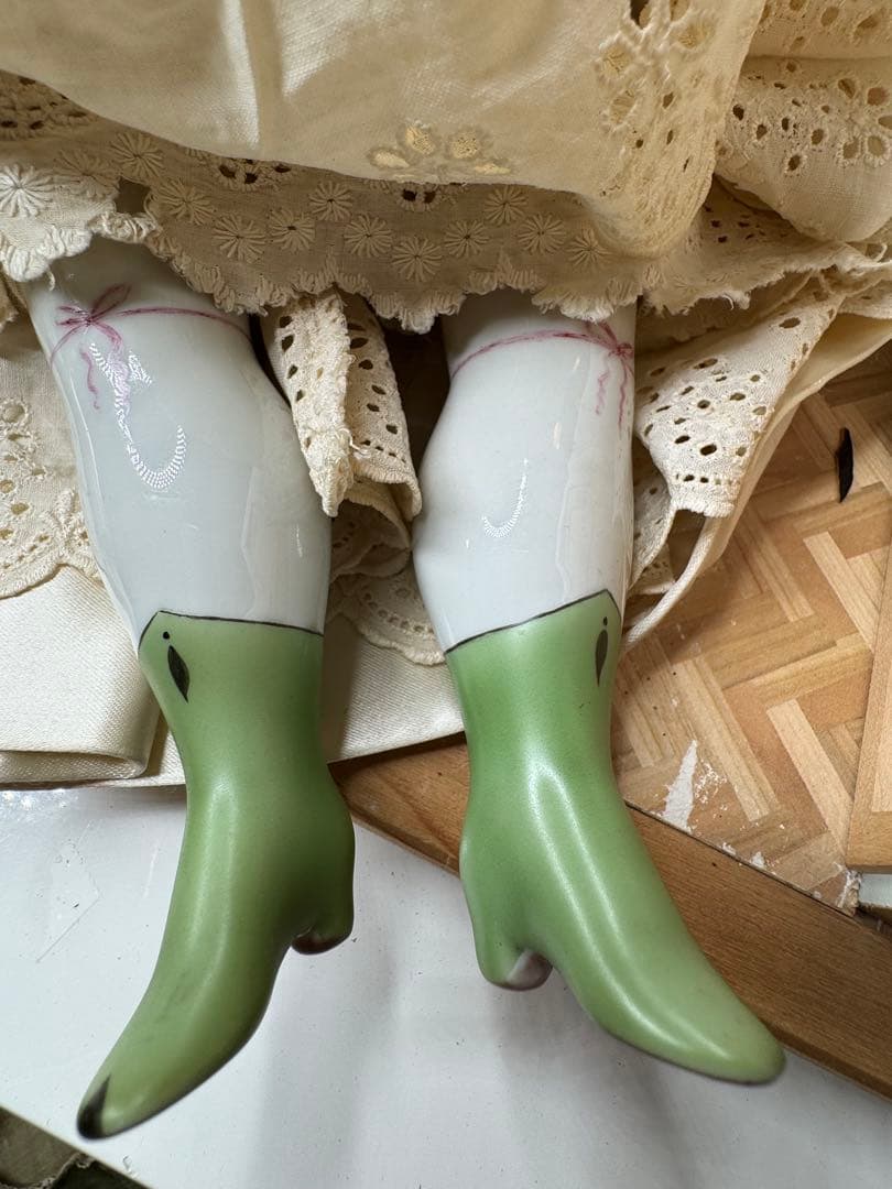 ジ*ー様 ドイツ　アンティーク　チャイナヘッド　ドール　約50センチ