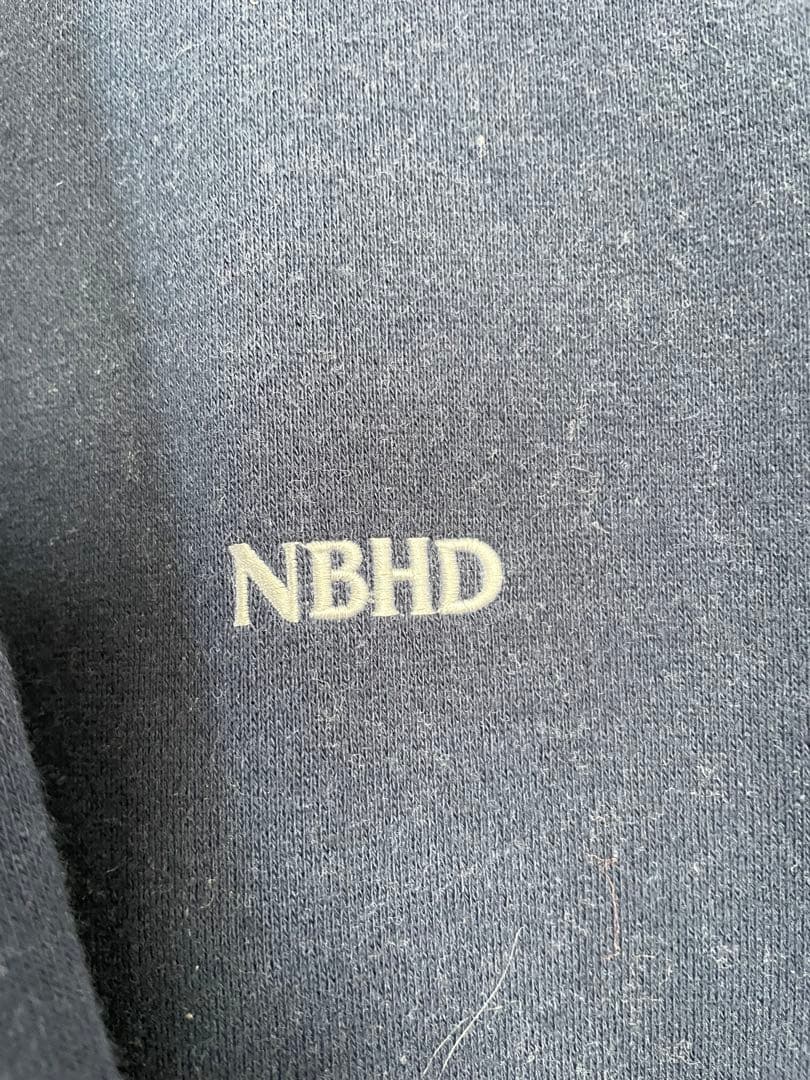 NBHD ネイビー クルーネック スウェット
