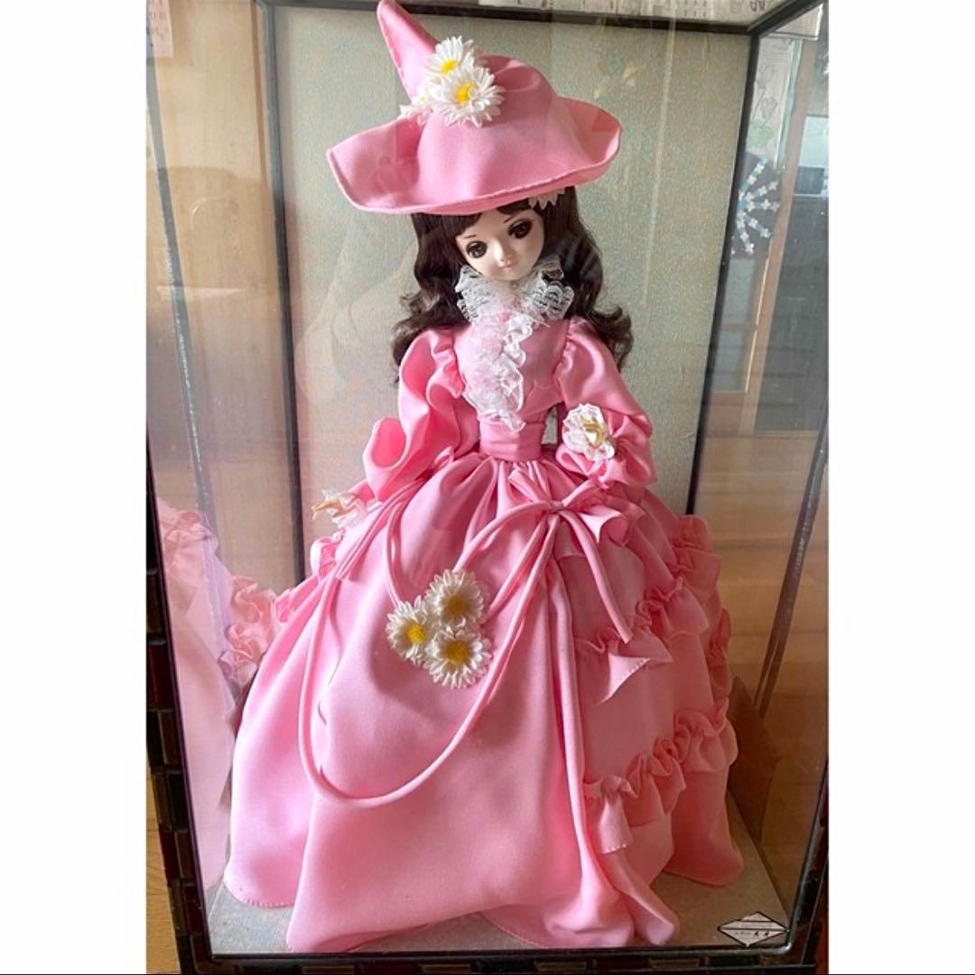 ●【美品】アンティーク フランス人形 専用クリアケース付 ドール マーガレット①