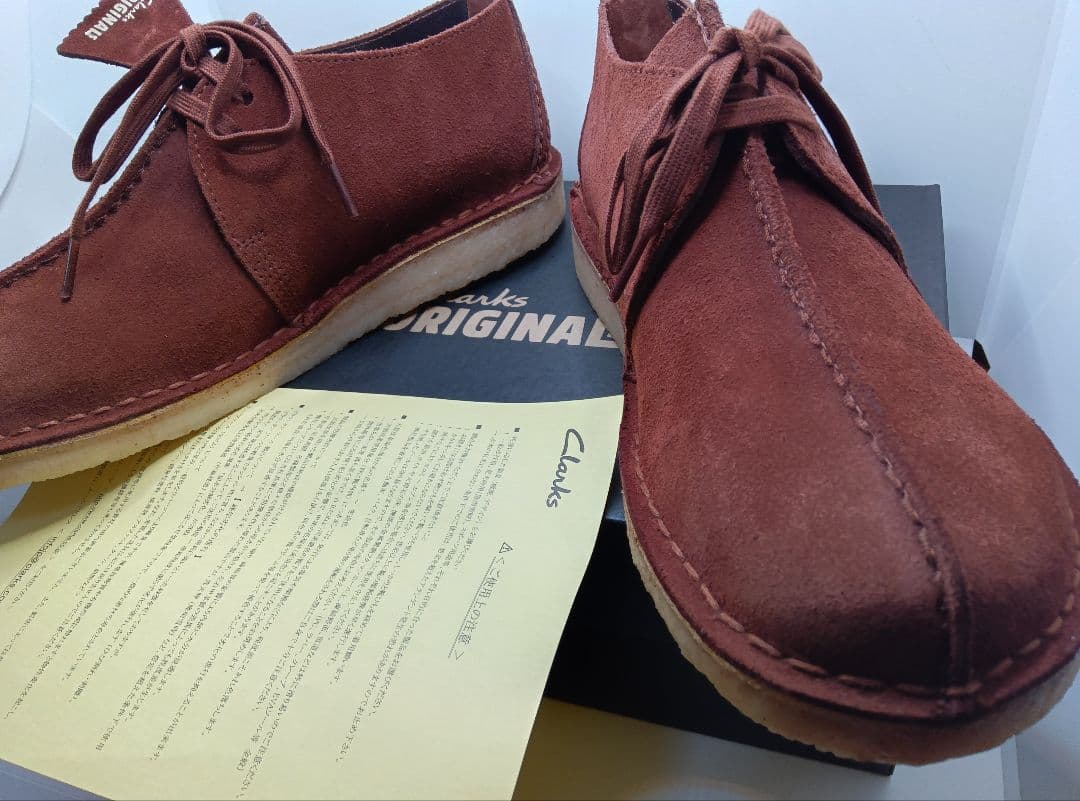 K*M様 新品クラークスデザートトレックUK71/2ブラウン