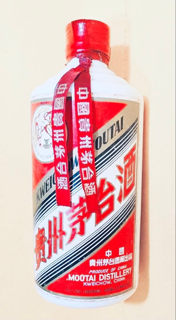 81年代MOUTAI中国酒茅台酒貴州マオタイ500mlアルコール53度天女ラベル