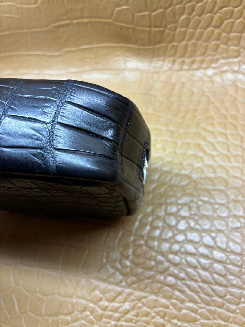 7SENSE セブンセンス クロコダイル ポロサス 小物入れ レザー ポーチ