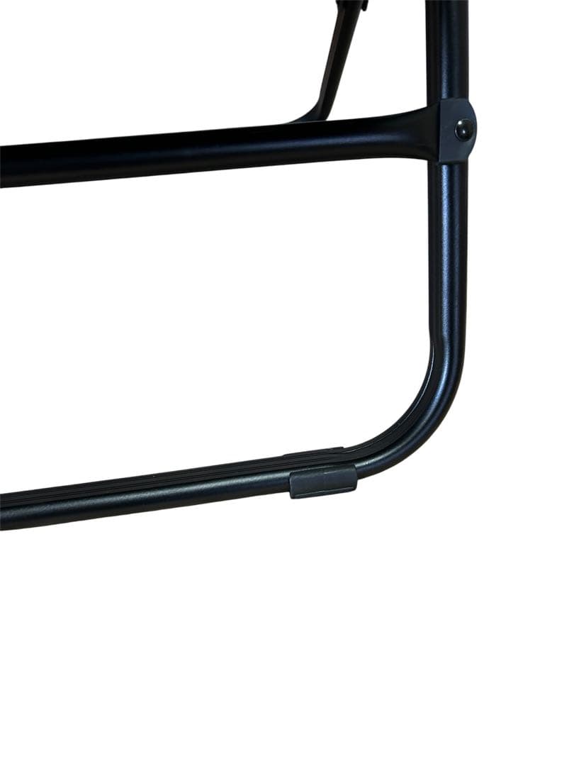 極美品　RcrCamp リクライニングローチェア 収納袋付き ブラック