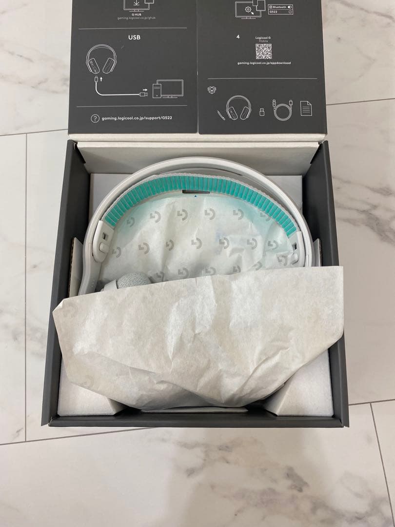 logicool LIGHTSPEEDG522 ワイヤレスゲーミングヘッドセット