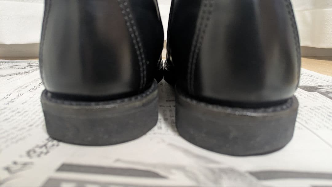 レッドウィング ポストマン ロメオ ブラック 黒 レザー 9198 サイドゴア