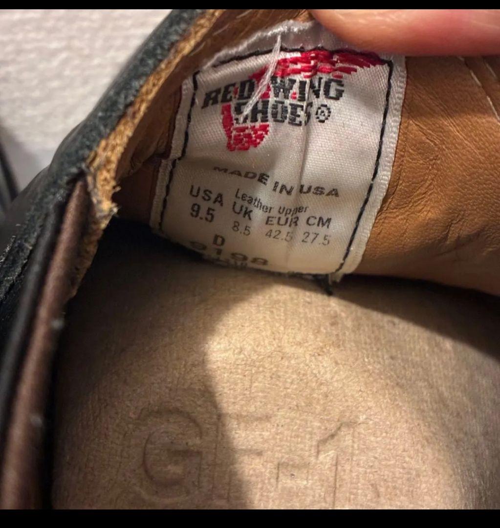 レッドウィング ポストマン ロメオ ブラック 黒 レザー 9198 サイドゴア