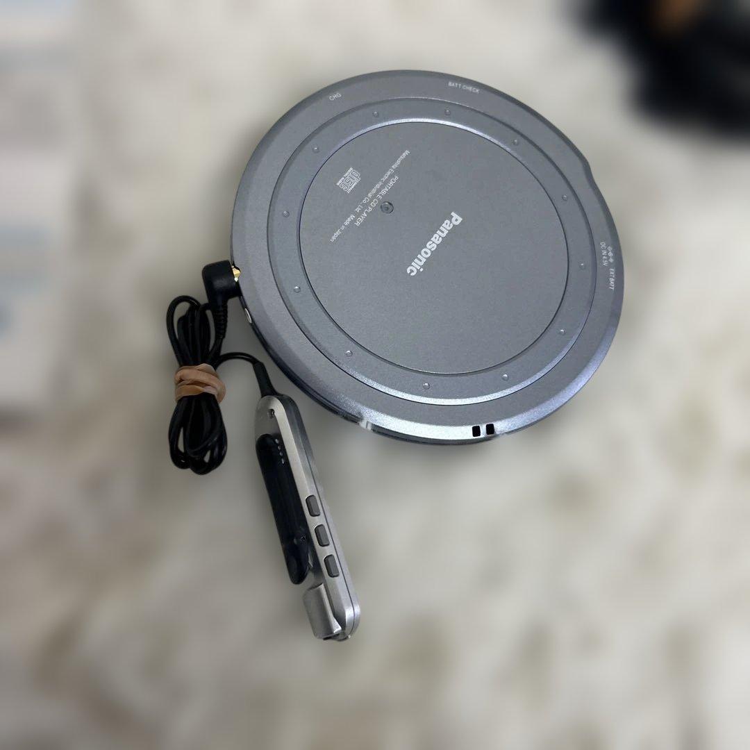 【美品】パナソニック ポータブルCDプレーヤー SL-CT710-A ブルー