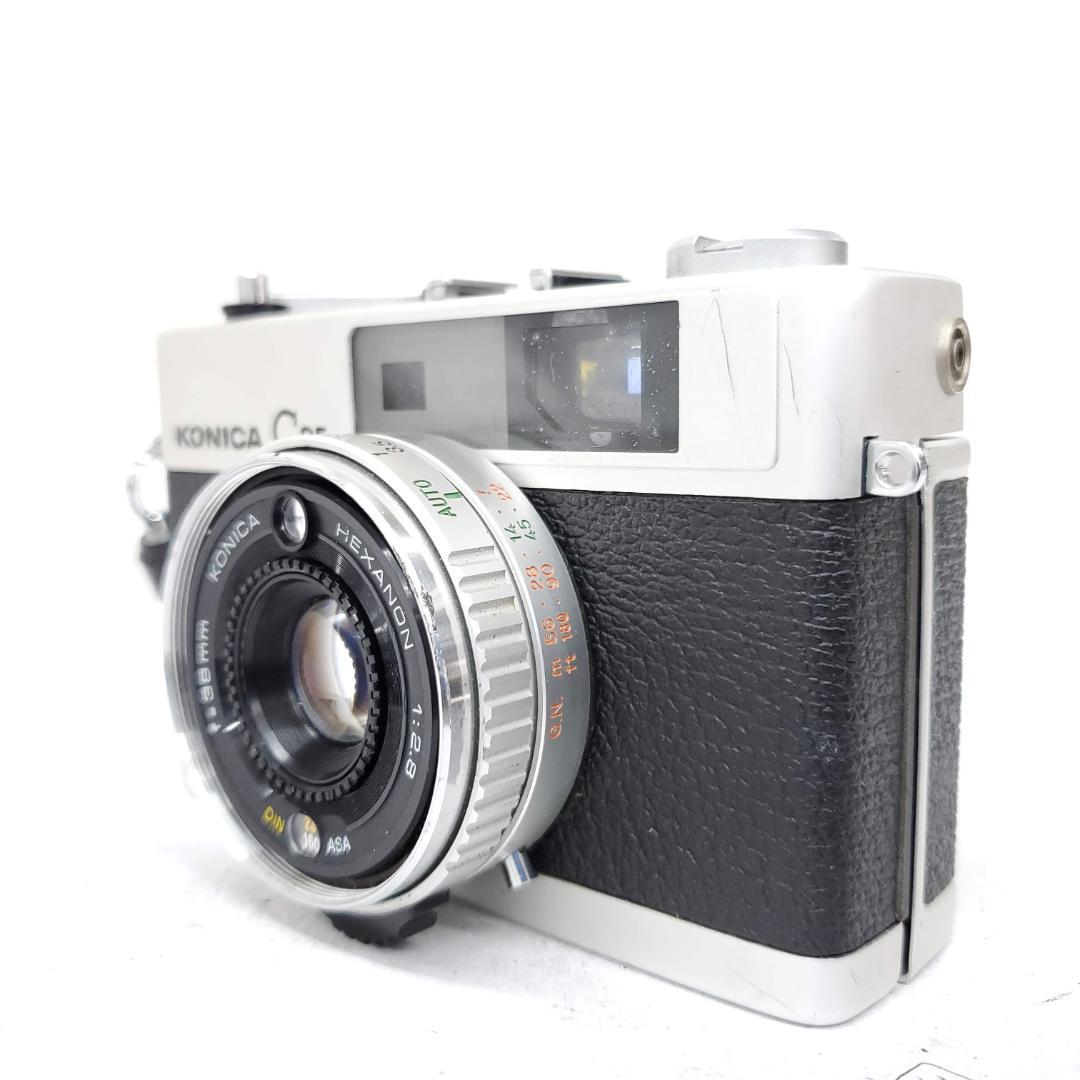 フィルムカメラ KONICA C35 Flashmatic G0129-212-3v p