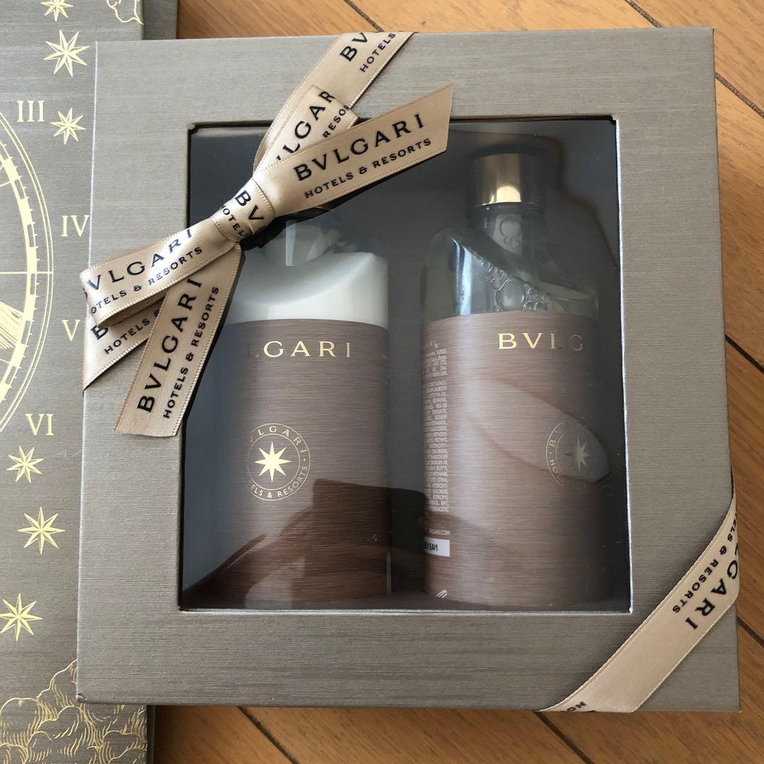 ブルガリ　ホテル　シャンプー　リンス　コンディショナーセット　ノベルティー　紙袋