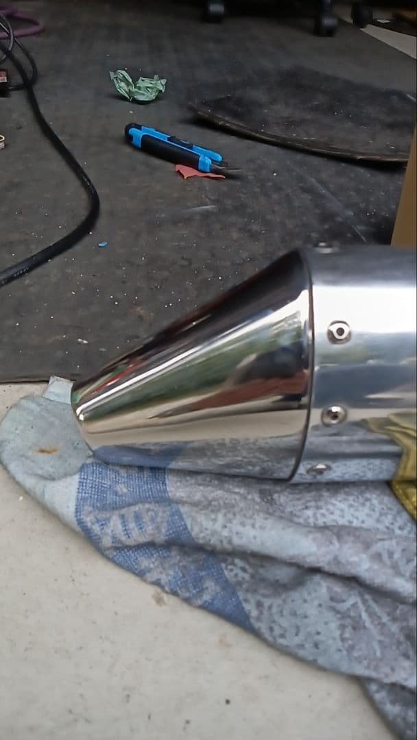 シ*ス様 YZ250F 2003年式フルパワーマフラー鏡面加工仕様