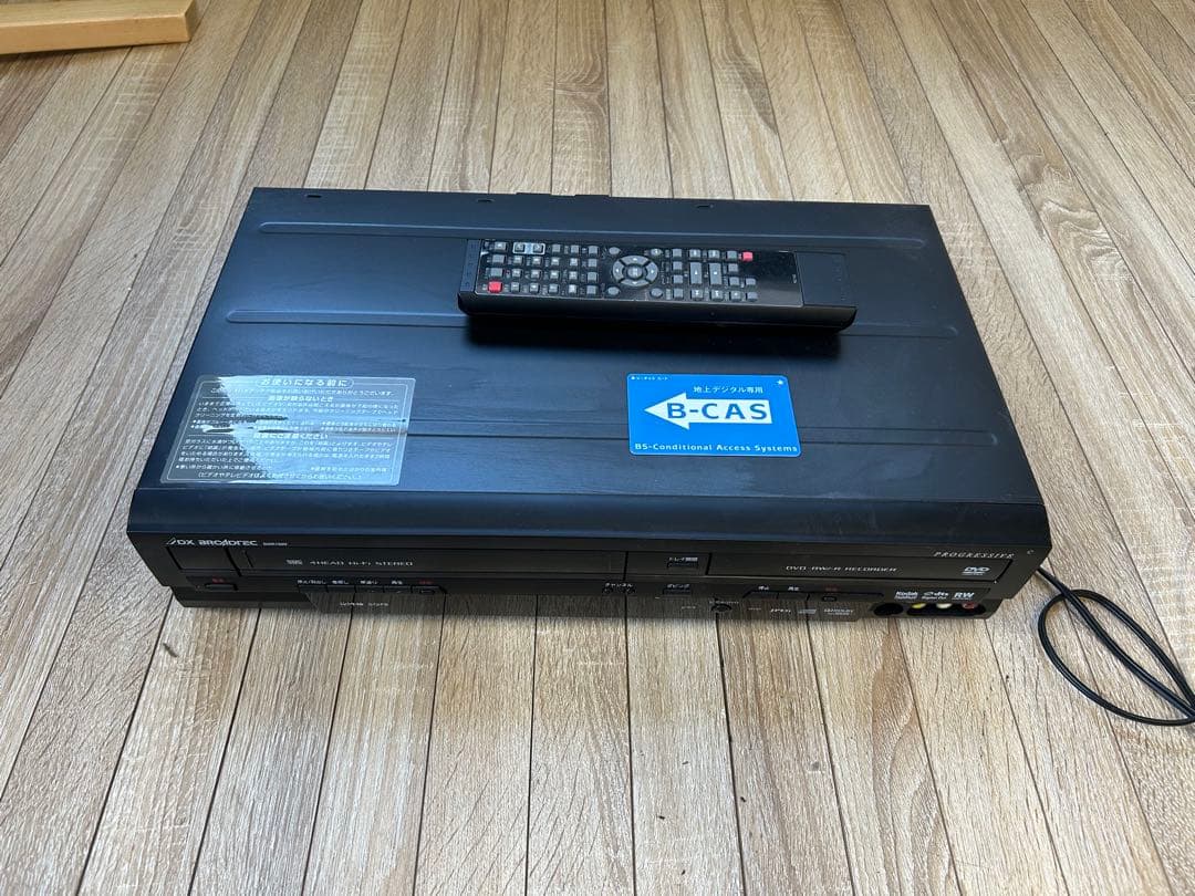 ♦︎③DXアンテナDXR150V 地デジチューナー内蔵VHS一体型