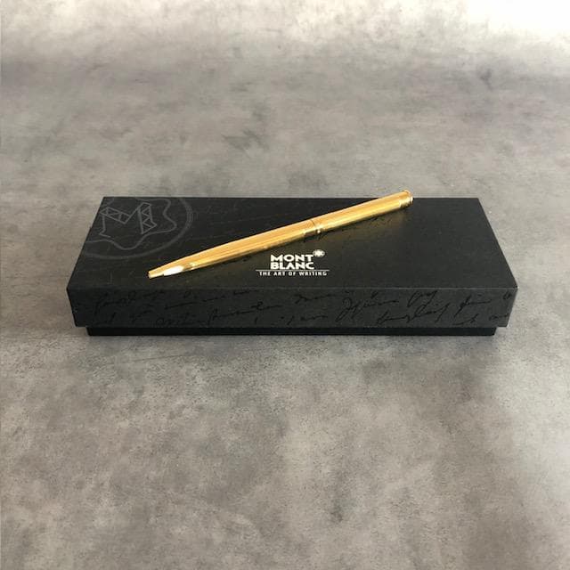 モンブラン(MONT BLANC)　ボールペン　ゴールド ノブレス