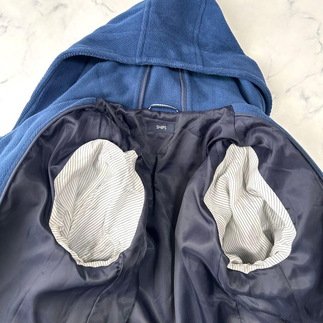 高級イタリア製生地✨　バロムブローサ　SHIPS ダッフルコート　メルトンウール