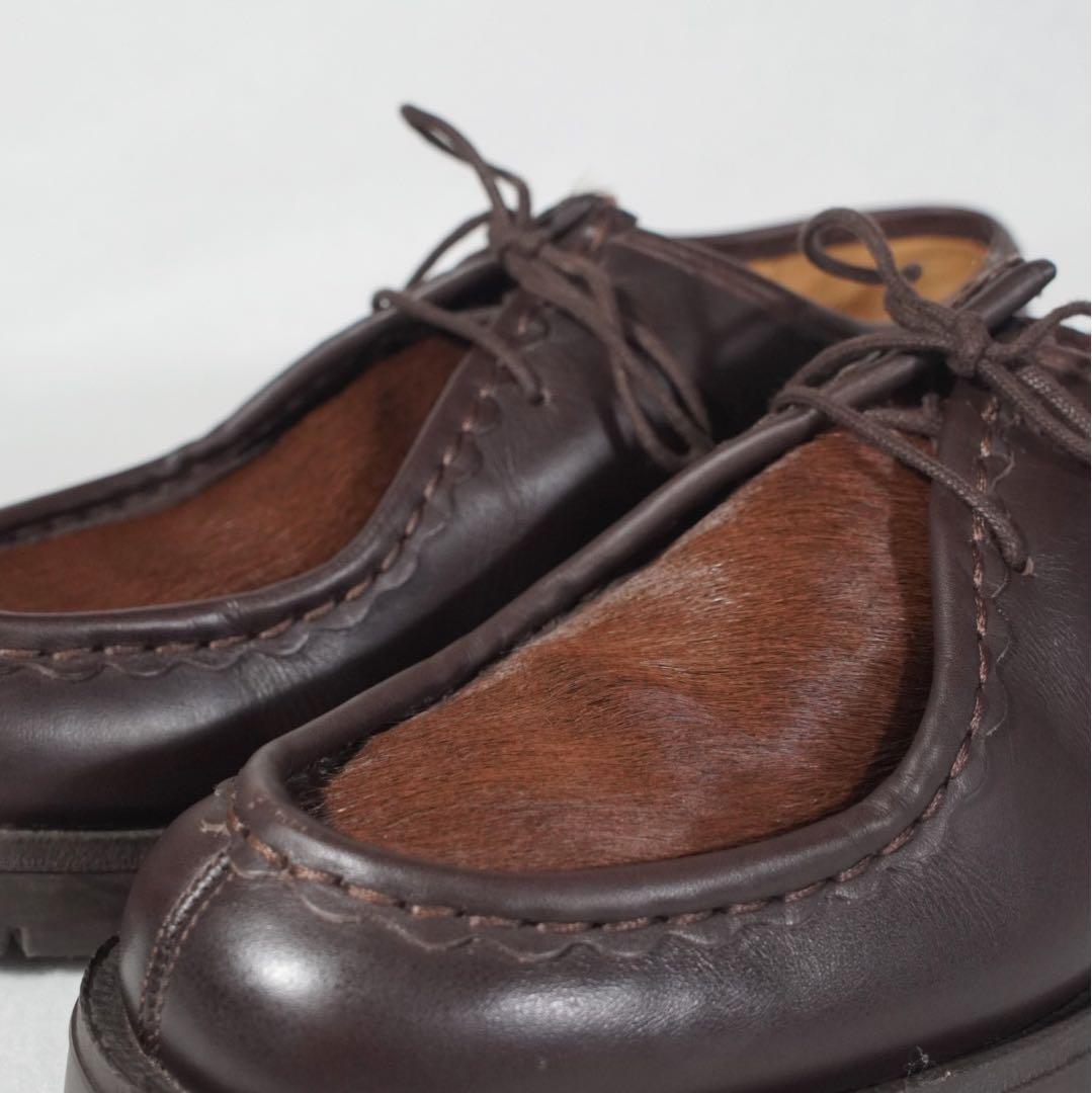 美品《KLEMAN》パドリーニ(42)ハラコ バーガンディー チロリアン