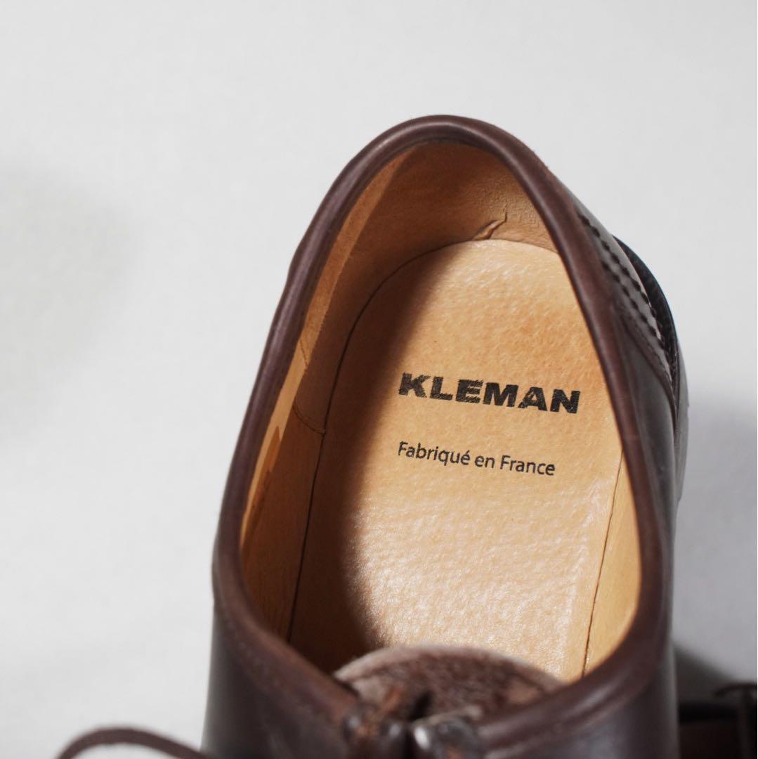 美品《KLEMAN》パドリーニ(42)ハラコ バーガンディー チロリアン