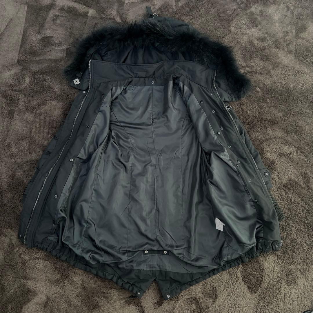 リアルファー付きモッズコート ミリタリー 平成ギャル y2k グランジ