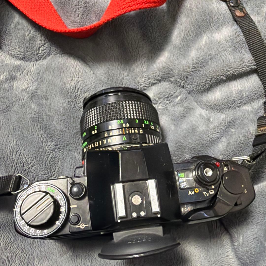 Canon キャノン A-1 ブラック レンズ(FD 50mm F1.4)付き