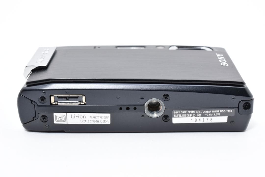 【極美品】SONY Cyber-shot DSC-T100 ブラック　ほぼ新品！